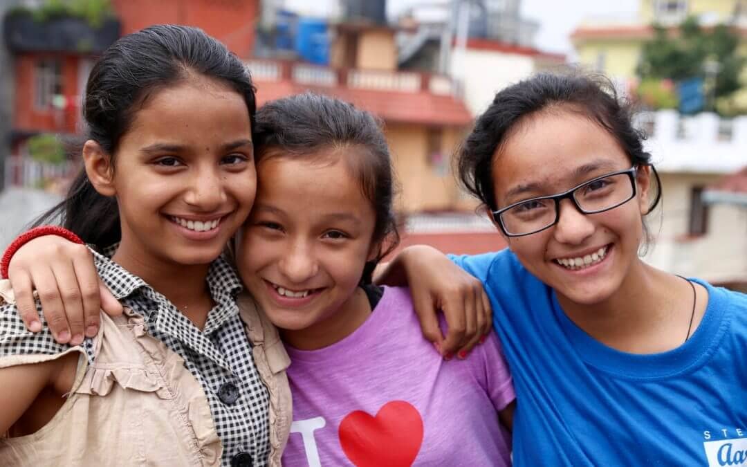 HCC Nepal High Rankings 3 Smiling Girls