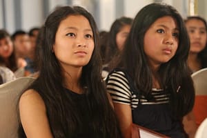 HCC Two Girls in Audience for their Sees