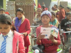 HCC Nepal Chidren Biking