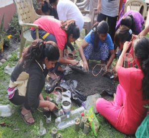 HCC Nepal Earth Day Gardening