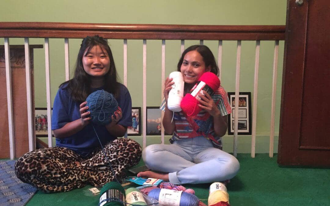 Student-Run Knitting Class Offers Fun and Community